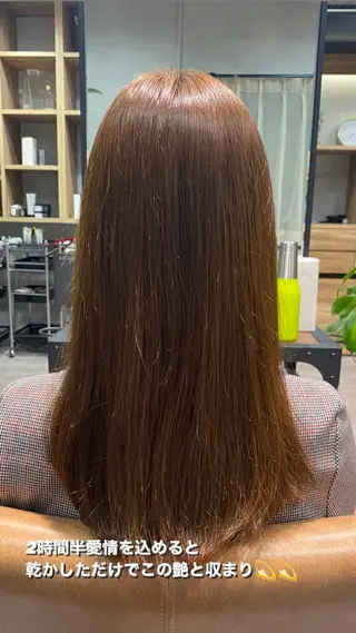 ロング 大久保 優香のヘアスタイル