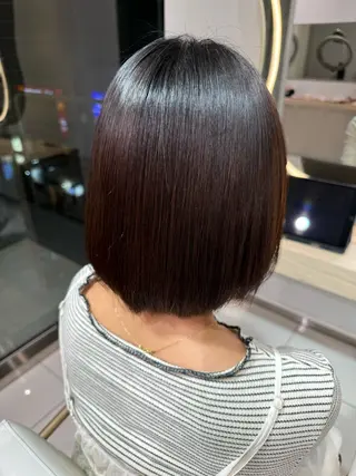 ミディアム 韓国レイヤー/ 顔まわり/西野和裕のヘアスタイル