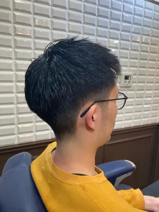 ショート メンズ ルピナス中田店長 山口大地のヘアスタイル