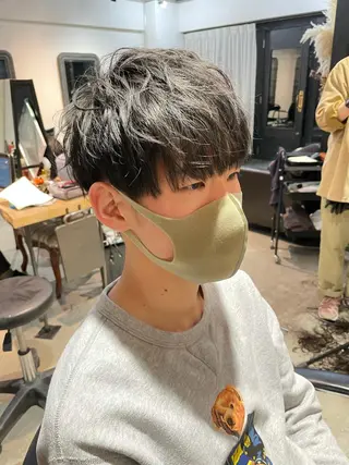 ショート メンズ メンズパーマ メンズ特化ryoのヘアスタイル