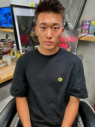 ショート メンズ MOTEL men's andshaving所属・鶴見 光のヘアスタイル