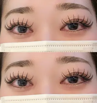 マツエク・マツパ 透明感カラー🎀／ マツエクのヘアスタイル