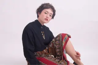 ショート カラー sato manamiのヘアスタイル