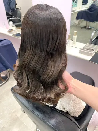 ミディアム カラー ParveMix いしいまお🌼のヘアスタイル