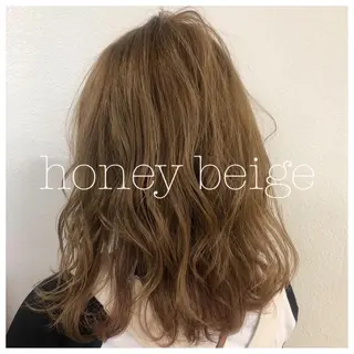 ミディアム カラー ヘアアレンジ 赤味消し.髪質改善 🌿𝘠𝘜𝘙𝘐のヘアスタイル