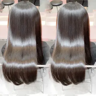 ロング カラー ヘアアレンジ レイヤー♡透明感/ 艶カラー🦢こころのヘアスタイル