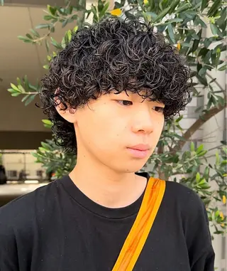 パーマ メンズ 年間2000名担当◎ パーマ職人/仲原佑樹のヘアスタイル