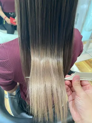 セミロング 福森 みずきのヘアスタイル