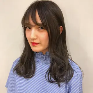 ミディアム カラー 日々所属・谷 大地のヘアスタイル