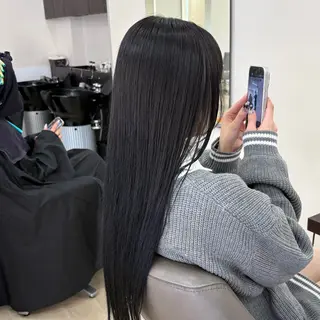 ロング TIDEHAIR JUNYAのヘアスタイル