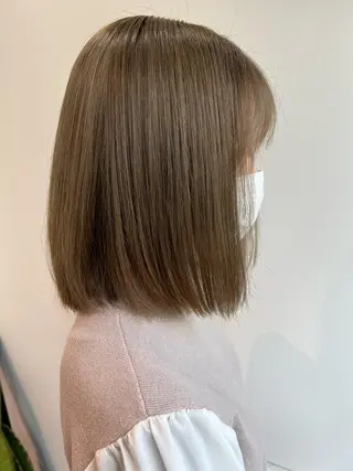ミディアム カラー ケアブリーチ/ili 村上佳那多のヘアスタイル