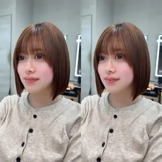 ミディアム ✨髪質改善特化✨副 店長椎葉信乃介のヘアスタイル
