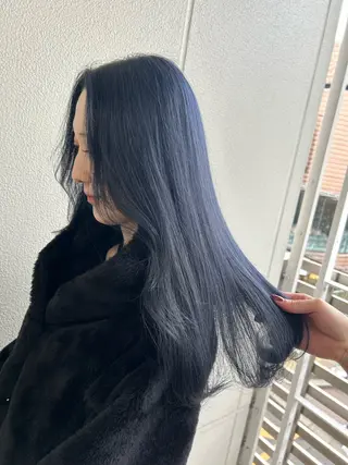 ロング カラー ヘアアレンジ 《暖色/韓国hair 》🇰🇷桑原ユキネのヘアスタイル