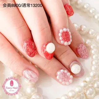 ネイル 💗🪽Tiary Nail🪽💗のネイルデザイン
