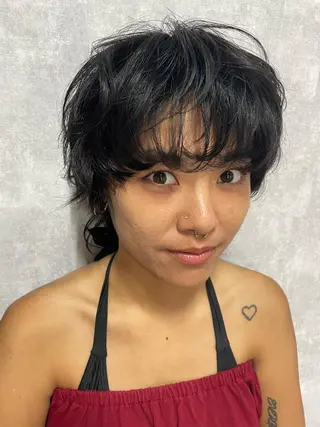 ショート C’LD hair  produce /シールドヘア所属・モテ髪/ボブ/ショー ト/アダチフウトのヘアスタイル