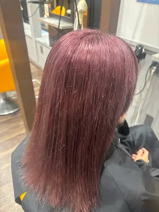 ミディアム 栄/レイヤーカット/ ハッシュカット/モモのヘアスタイル