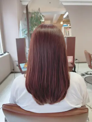 セミロング ha ruのヘアスタイル