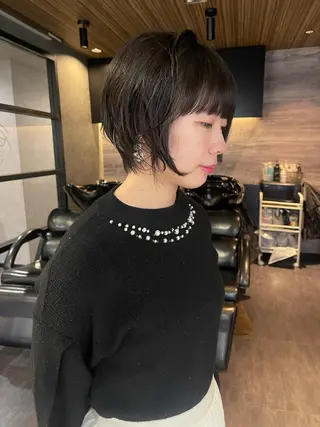 ショート Wカラー/レイヤーカ ット/韓国/デザインのヘアスタイル