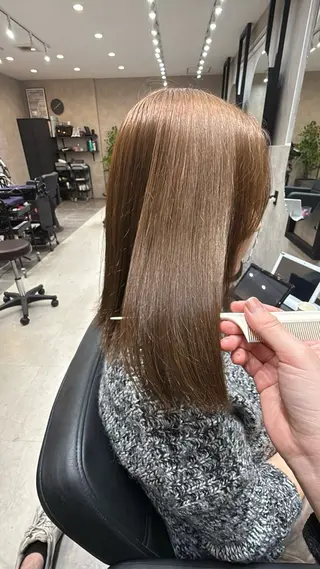 ミディアム 森本峻介 ボブ/透明感カラーのヘアスタイル