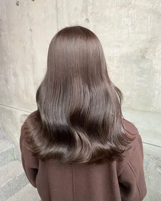 ロング カラー ヘアアレンジ ブリーチなし透明感 カラー/MISANOのヘアスタイル