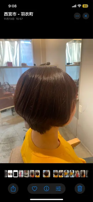 ショート 特化✨透明感カラー 白髪染め✨住田緋菜のヘアスタイル