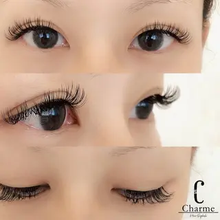 マツエク・マツパ 完全個室‼︎Charme(シャルム)美容室併設eyelashサロン所属・【Charme 】 シャルムのマツエク・マツパデザイン