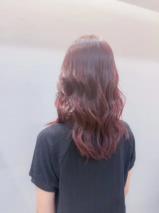 カラー 沖田 朱峰のヘアスタイル