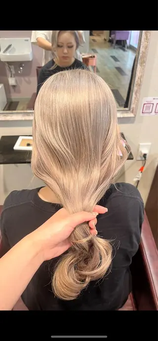 ロング カラー カラー/韓国レイヤー /ブリーチ/hinaのヘアスタイル