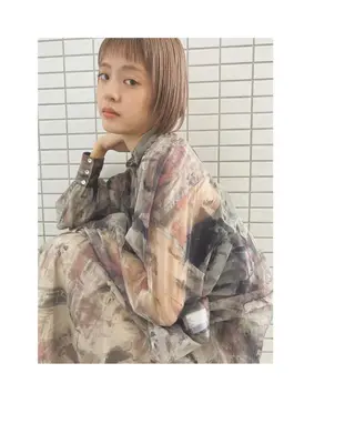 ミディアム 小岸 竜のヘアスタイル