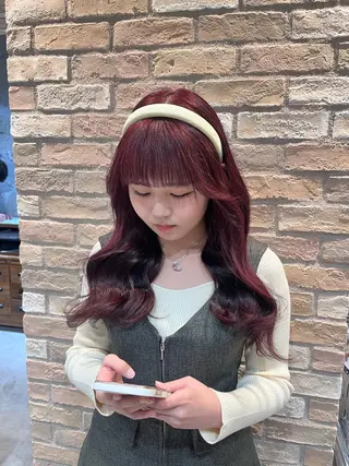 ロング カラー 🩶レイナ🩶 color/nailのヘアスタイル