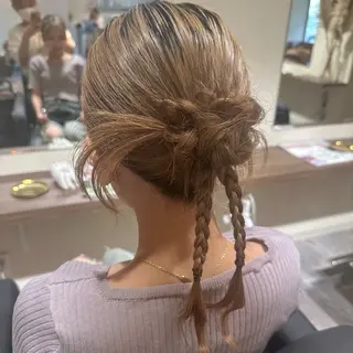 ミディアム ヘアアレンジ 高橋 那美のヘアスタイル