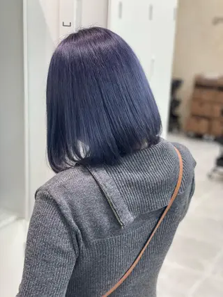 ミディアム カラー ショーヤ/ブリーチ /バレイヤージュのヘアスタイル