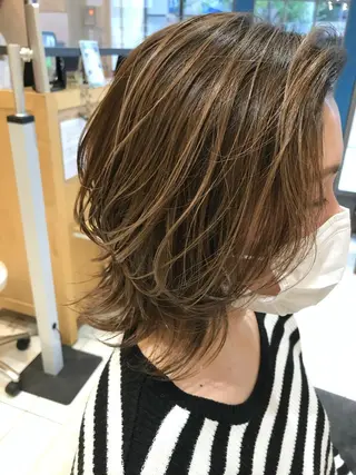 ミディアム カットモデル大募集✨ ✨BASSA保谷店✨のヘアスタイル