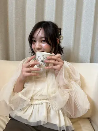 ミディアム velua yumekaのヘアスタイル