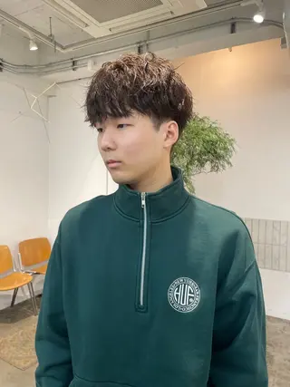 パーマ Terve.竹内 視咲のヘアスタイル