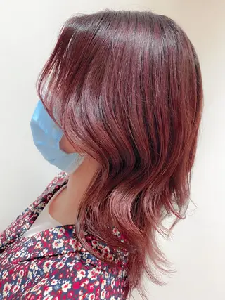 ミディアム 福元友梨 ディレクター✂️のヘアスタイル