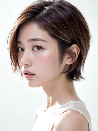 ショート La Ruelle 江曽島店/髪質改善のヘアスタイル