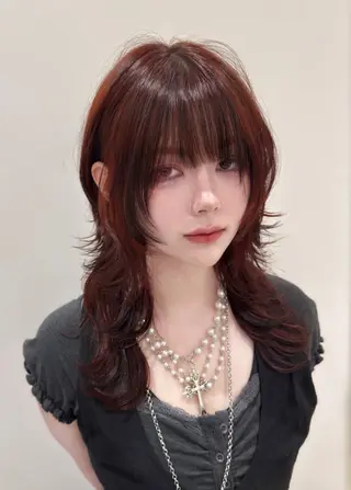 ロング ガレリアエレガンテ栄店所属・ウルフカット/ ハッシュカット/山路のヘアスタイル