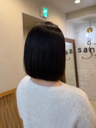 ミディアム 松本 琉衣のヘアスタイル