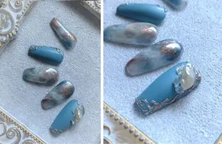 ネイル ⭐︎休業中の練習⭐︎ JNA認定講師髙橋のネイルデザイン