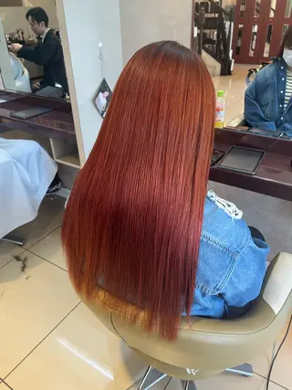 ロング カラー 八重樫 夢愛のヘアスタイル