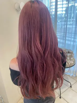 カラー 🩵RIKO🩵 透明感カラー🫧のヘアスタイル