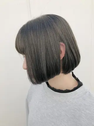 ショート カラー ノグチ ユウキ/ボブのヘアスタイル