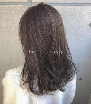 セミロング カラー 🤎ベージュカラー 🐶メンズパーマのヘアスタイル