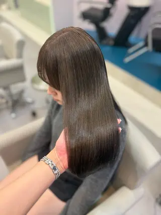 カラー YUZUKI艶カラー /似合わせ小顔カットのヘアスタイル