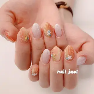 ミディアム nail jaol池袋店所属・ネイルJaol 池袋のネイルデザイン