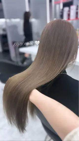 ロング カラー パーマ ヘアアレンジ メンズ キッズ ♥️韓国ヘア レイヤー♥️ゆりのヘアスタイル