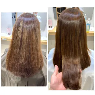 高難易度縮毛矯正　春日井　Soea(ソイア)所属・多久間 喬介のヘアスタイル