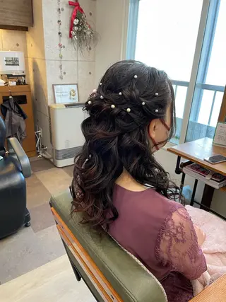 ヘアアレンジ HempBeauty 浅野アサミのヘアスタイル