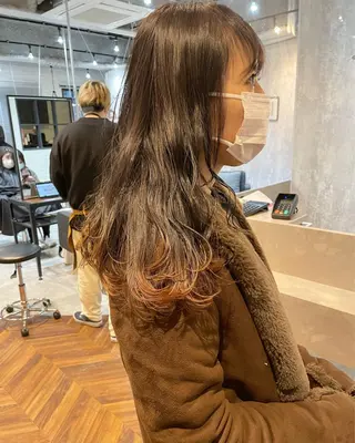 カラー レイヤー/ボブ/ 顔周り/yukinaのヘアスタイル